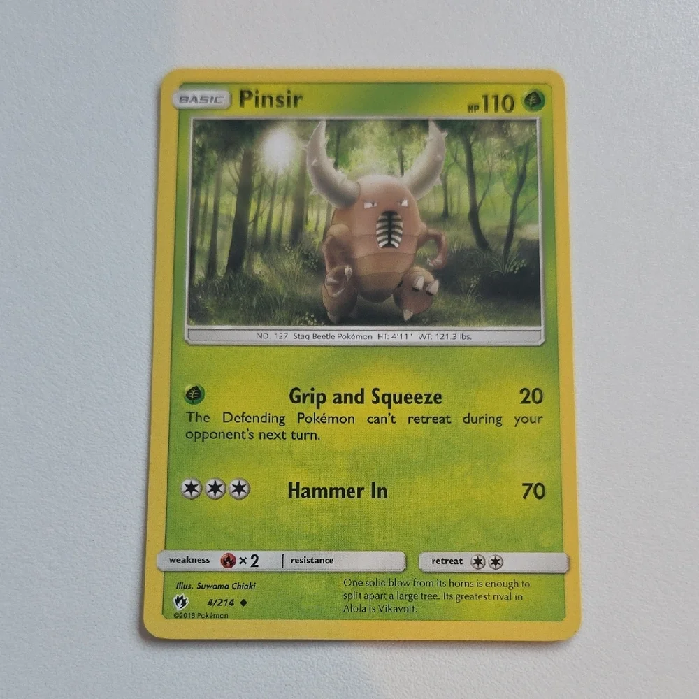 Pokemon Pinsir Trading Cards